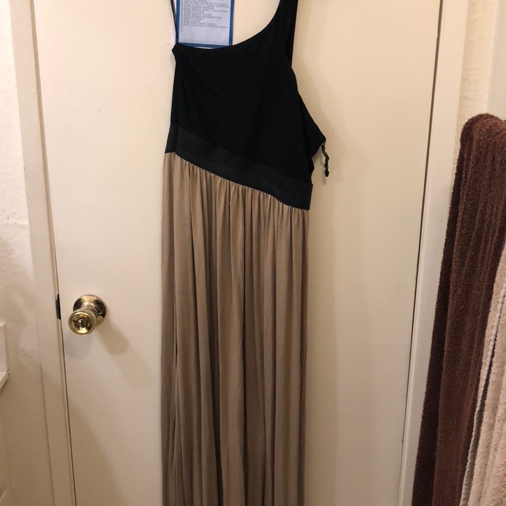 One Shoulder Maxi Dress
